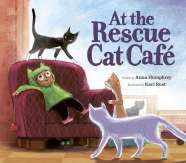 Book cover for At The Rescue Cat Café